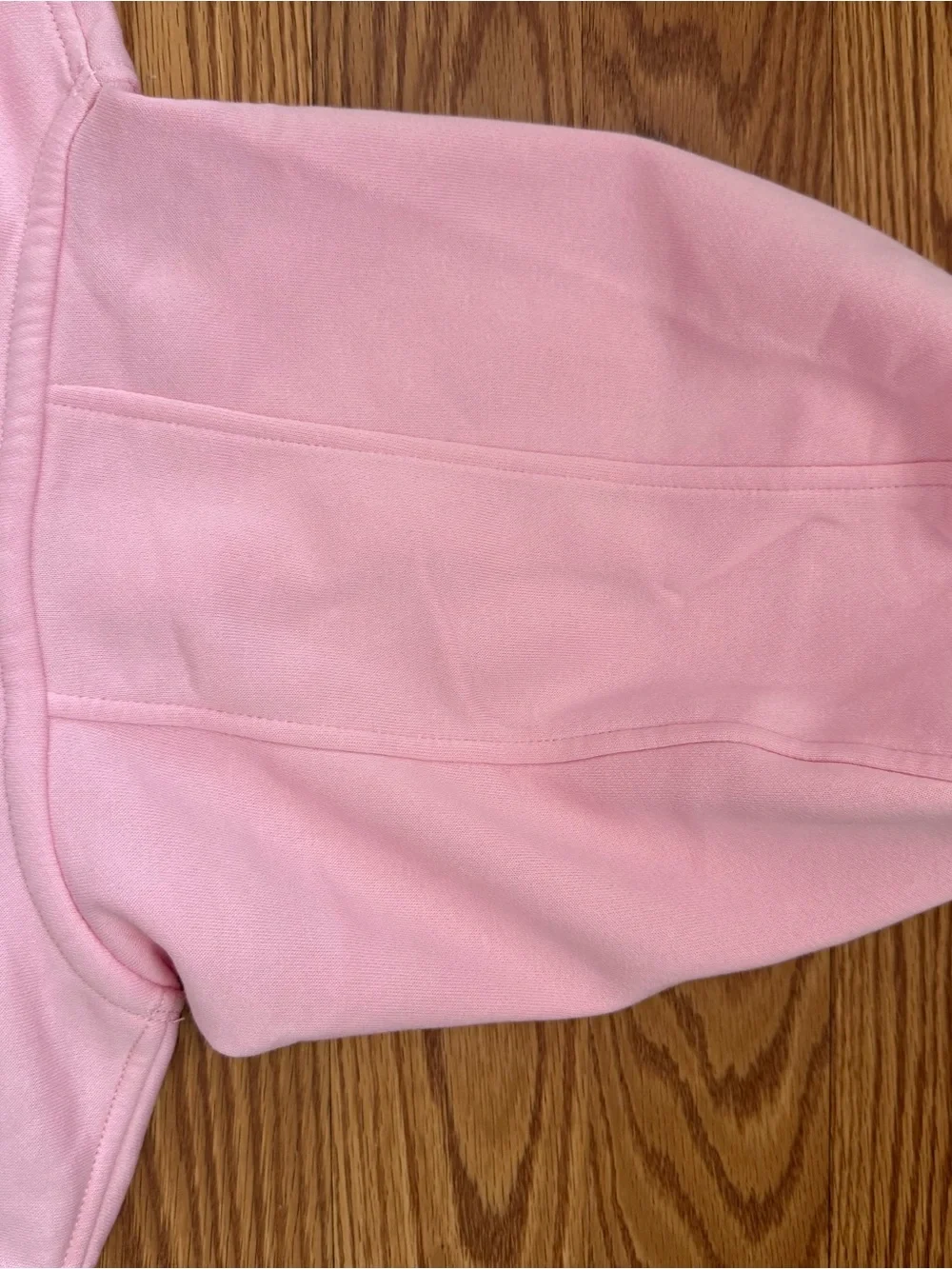 Girls Nike Light Pink Hoodie with White Logo Size XL